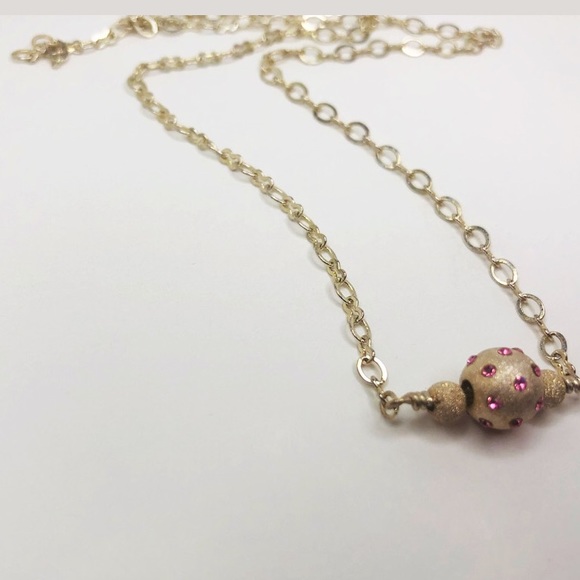 ♡ 2 for 20$ ♡ Dainty Sparkle Pink Bracelet - Picture 3 of 4